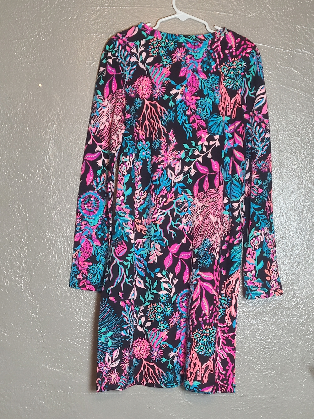 Lilly Pulitzer Girls Mini Jansen Dress Twilight Coral 12-14 XL NWT - Picture 3 of 11
